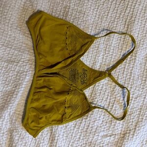 COPY - Mustard Yellow free people bralette